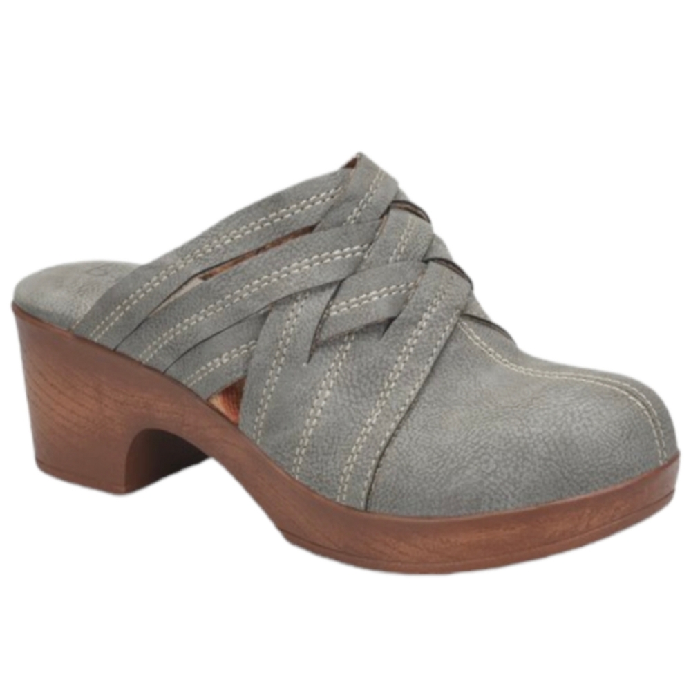 BOC Women's Clog Johana Light Grey Slate US Size 9